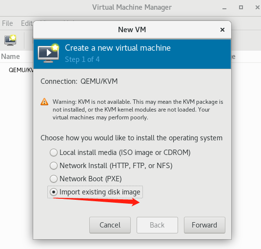 在centos中安装KVM，并导入.qcow2镜像_kvm 导入qcow2-CSDN博客