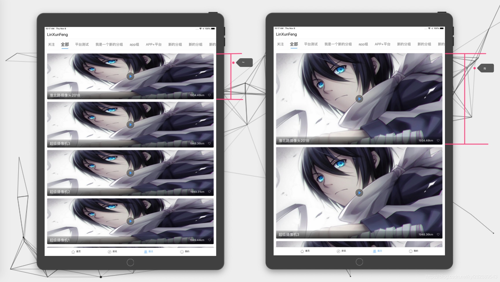 iPad 关于 ~ 与 ≈ 在使用上的对比