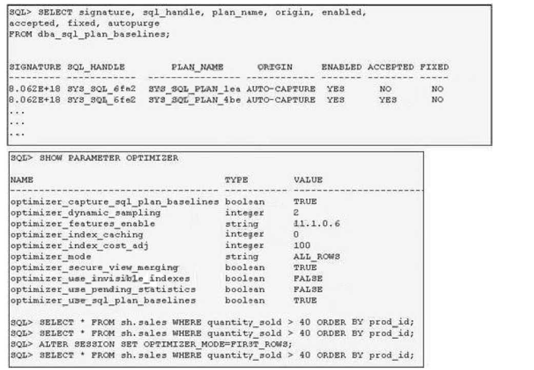 053试题 480 - accept sql plan