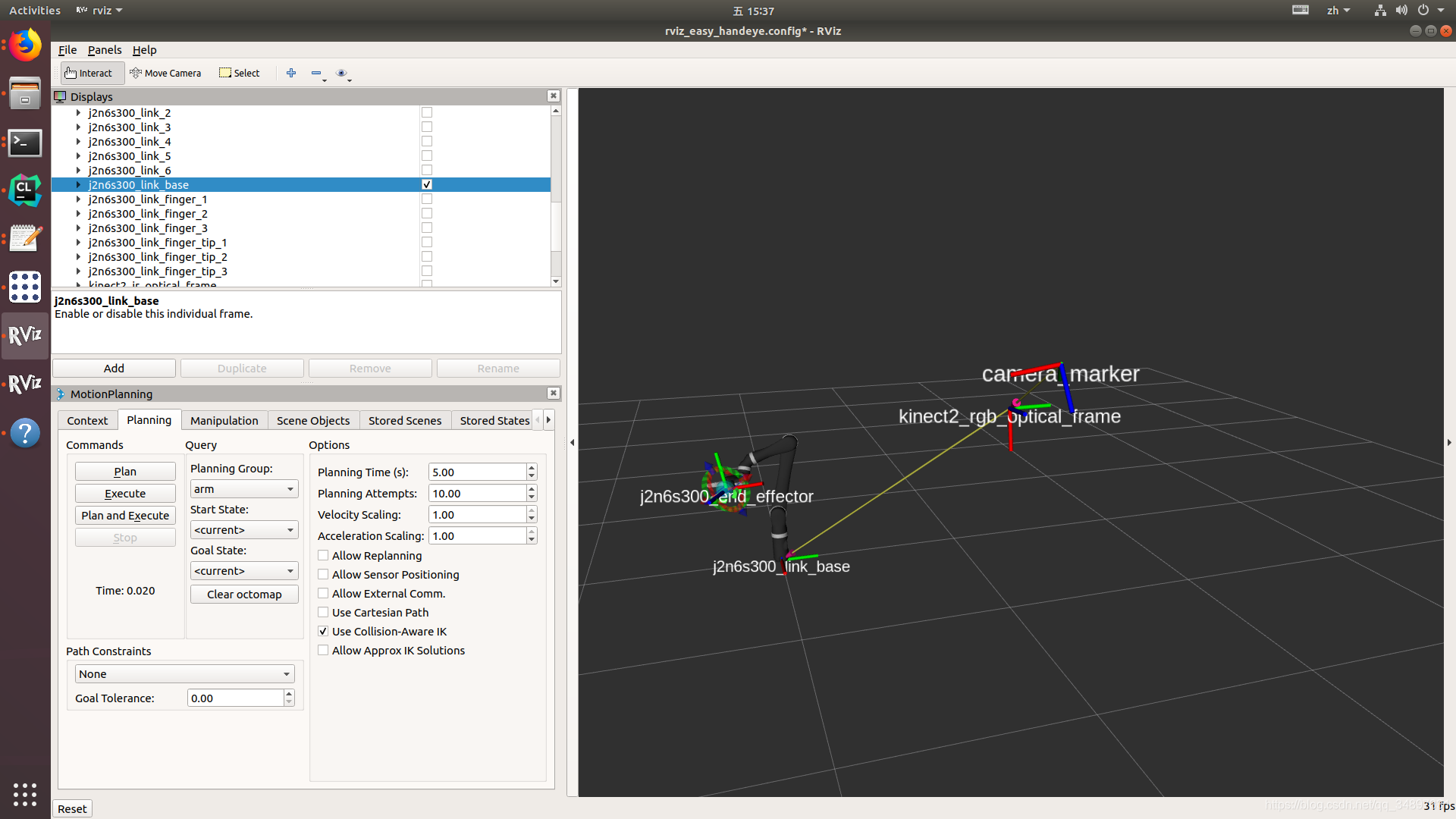 ROS+Kinova Jaco+KinectV2学习总结(持续更新)_void kinova::kinovaposeactionserver ...