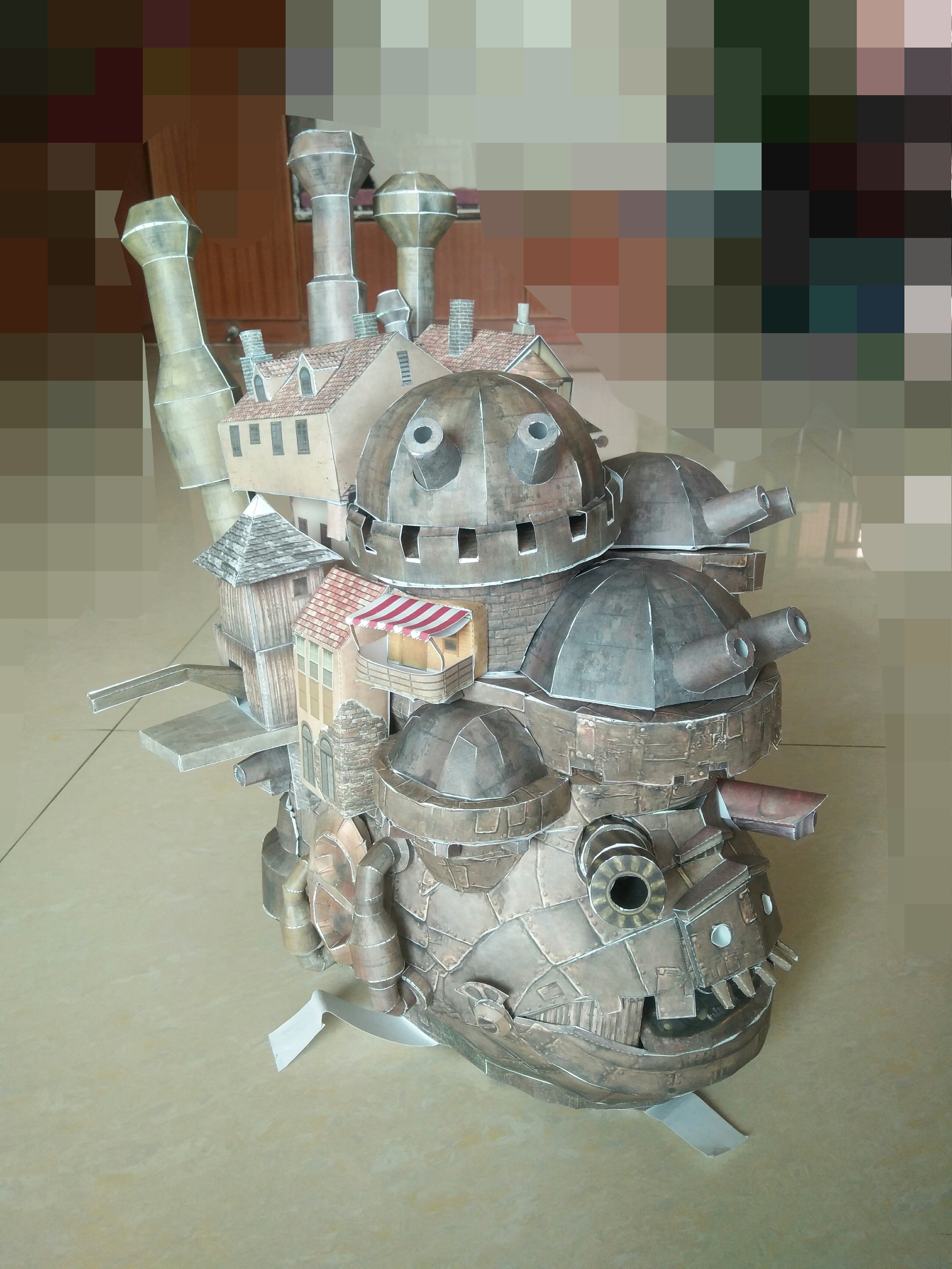 六足蜘蛛机器人 哈尔的移动城堡,一个神奇组合的设计制作!