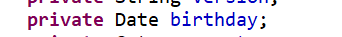 java.sql.SQLException: Cannot set birthday: incompatible types.