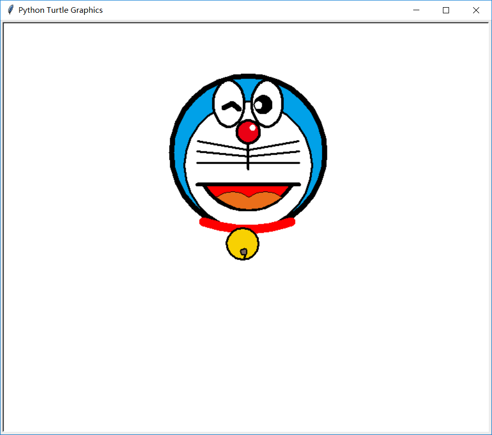 python画个哆啦a梦