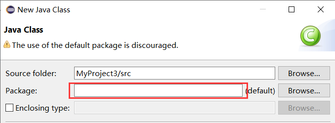 The use of the default package is discouraged.-CSDN博客
