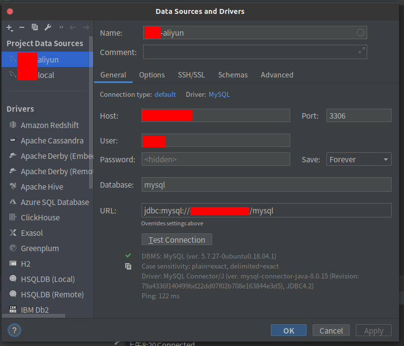 MySQL连接成功