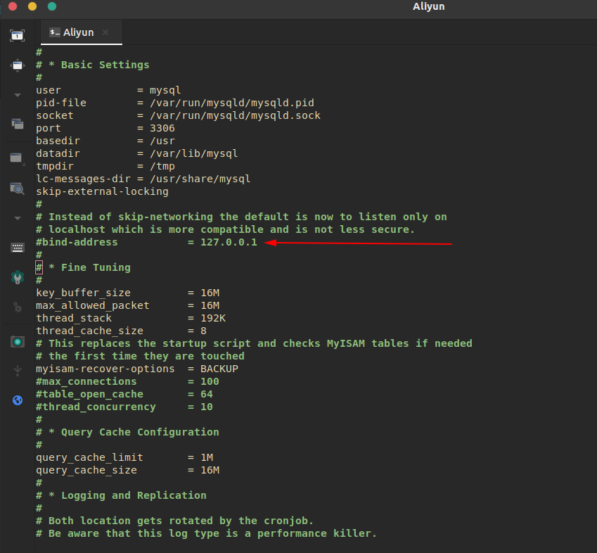bind-address