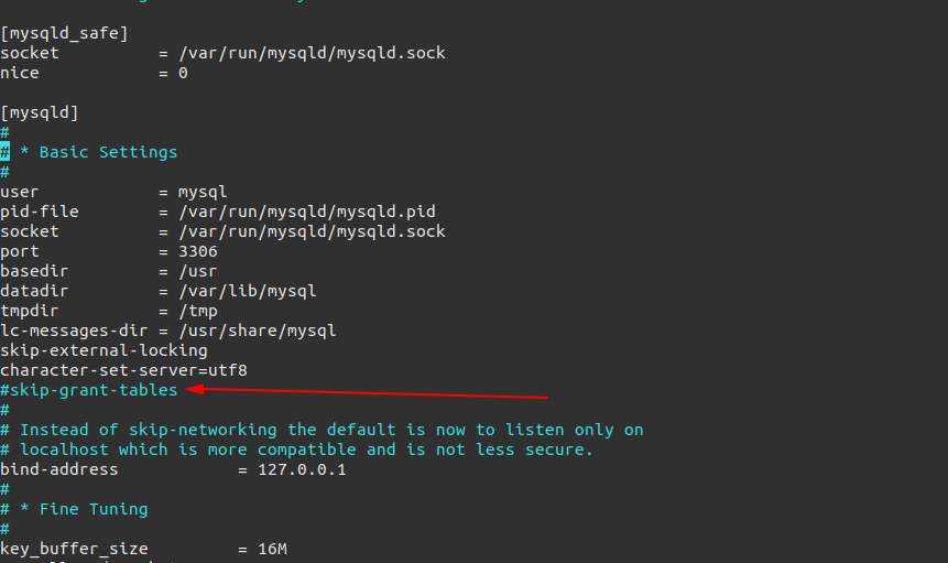 mysql-conf