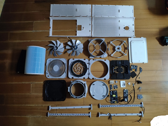小米米家空气净化器2s拆解