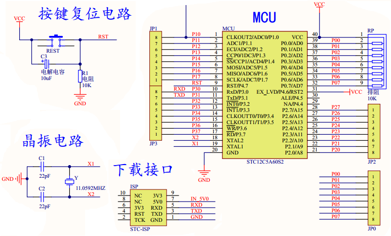 单片机最小系统