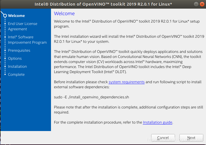 Linux環境下OpenVINO的安裝教程