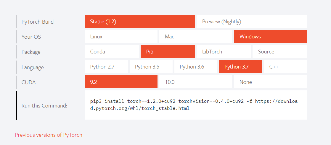 解决pytorch下载缓慢的问题 windows10 miniconda python3.7 cuda9.2安装pytorch完整教程 小白 清华源镜像等无法使用的情况下
