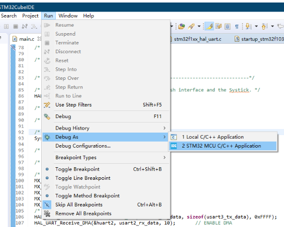 STM32CubeIDE使用总结（三）——debug调试程序_stm32cubeide debug-CSDN博客