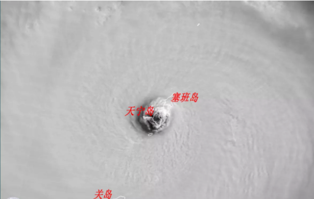 2018年超强台风"玉兔"重创塞班岛卫星影像纪实