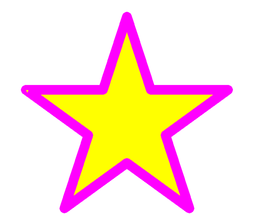 turtle库的应用绘制五角星