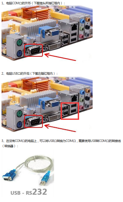 安装打印机时LPT，COM、USB端口区别