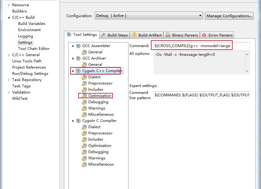 Eclipse 编译器 编译opencv静态库.a 编译出错relocation truncated to fit: R_NDS32_SDA17S2_RELA against `CvIPL'