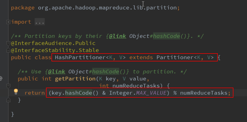 [外链图片转存失败(img-bj77KHL8-1568619283030)(D:\学习笔记\hadoop\保存图片\MapReduce编程练习\默认的hash分组.jpg)]