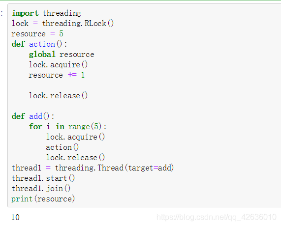 python RLock死锁_thread.lock acquire 死锁报错-CSDN博客