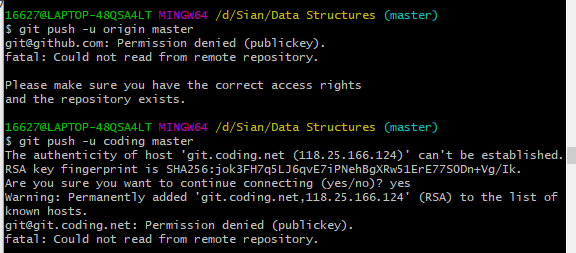 Git提示permission Denied Publickey 问题的解决方法 Lolitasian 程序员秘密 程序员秘密