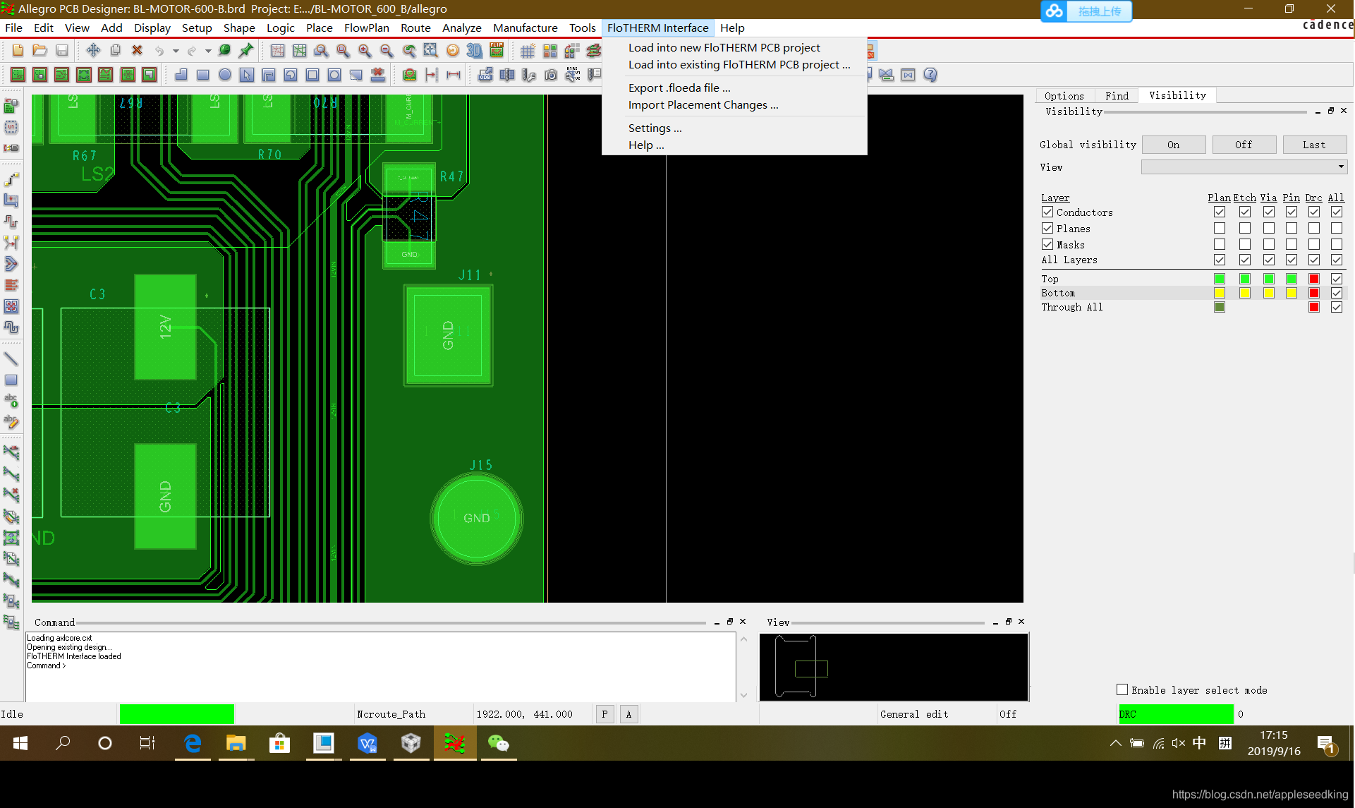 Flotherm Interface flotherm热仿真,allegro怎么导出flotherm文件_flotherm怎么仿真 pcb-CSDN博客