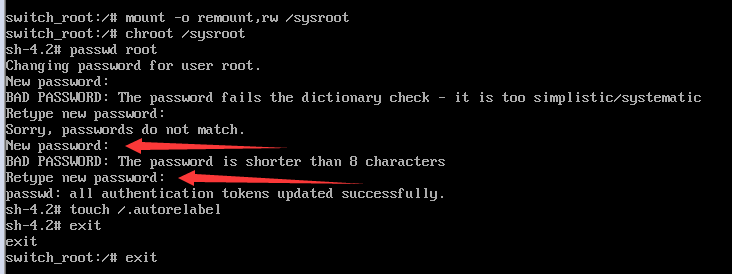 vmware虚拟机linux破解密码