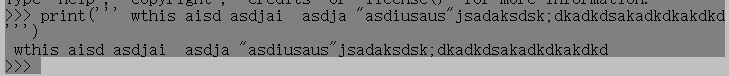 python字符串转义字符_python 转义