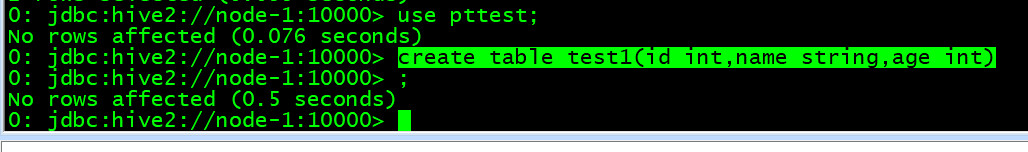 [外链图片转存失败(img-bgxIBEWf-1568681458979)(D:\学习笔记\hadoop\保存图片\Hive练习\06创建test1表.jpg)]