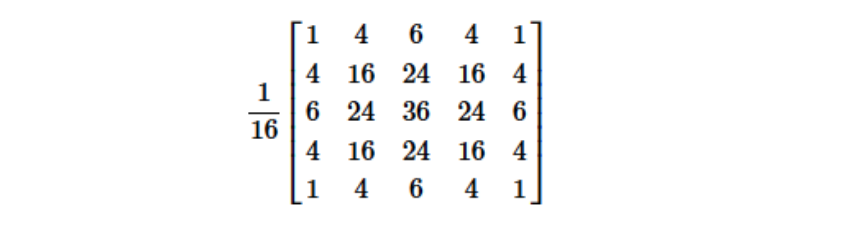 gaussian kernel