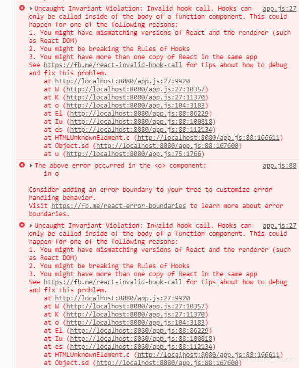 react常见的报错问题_minified react error #231-CSDN博客