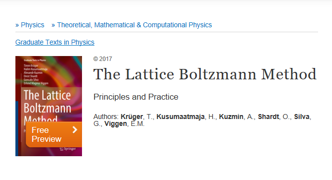 An example： 2D immersed boundary lattice Boltzmann method code--By Timm Krüger.2011.