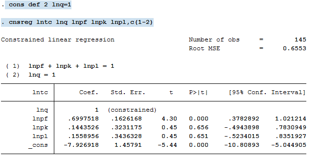 stata 线性回归分析基本操作