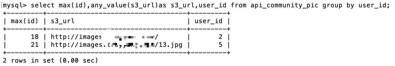 ERROR 1055 (42000): Expression #1 of SELECT list is not in GROUP BY clause and contains nonaggregate