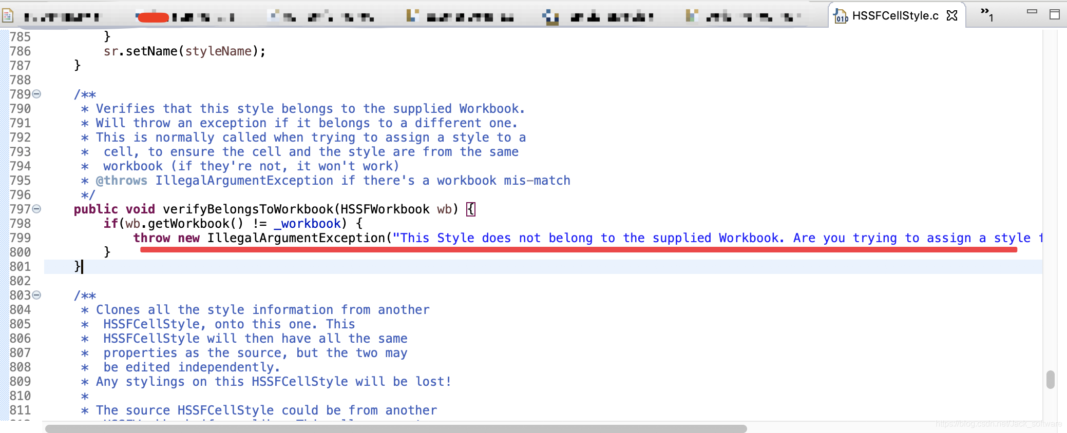 java.lang.IllegalArgumentException: This Style does not belong to the ...