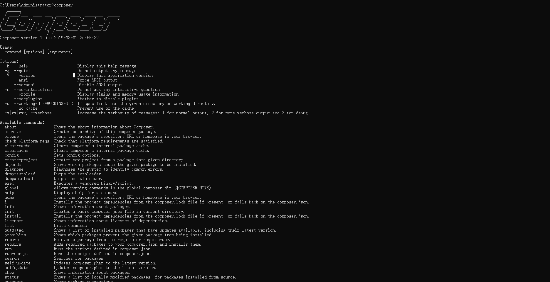 使用laravel快速开发网站流程(composer)
