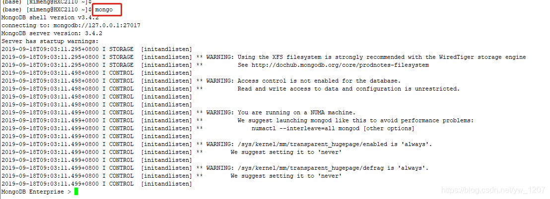 linux下安装mongoDB教程