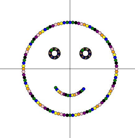 用Python画出简单笑脸图片