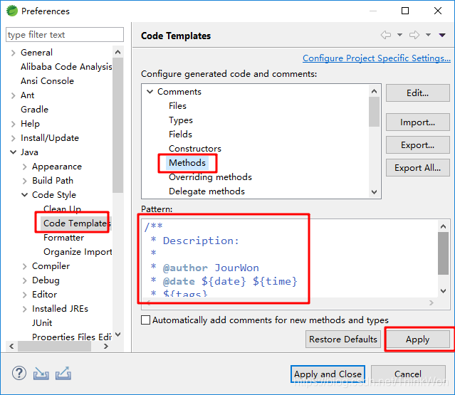 And a method to override a method for generating annotations