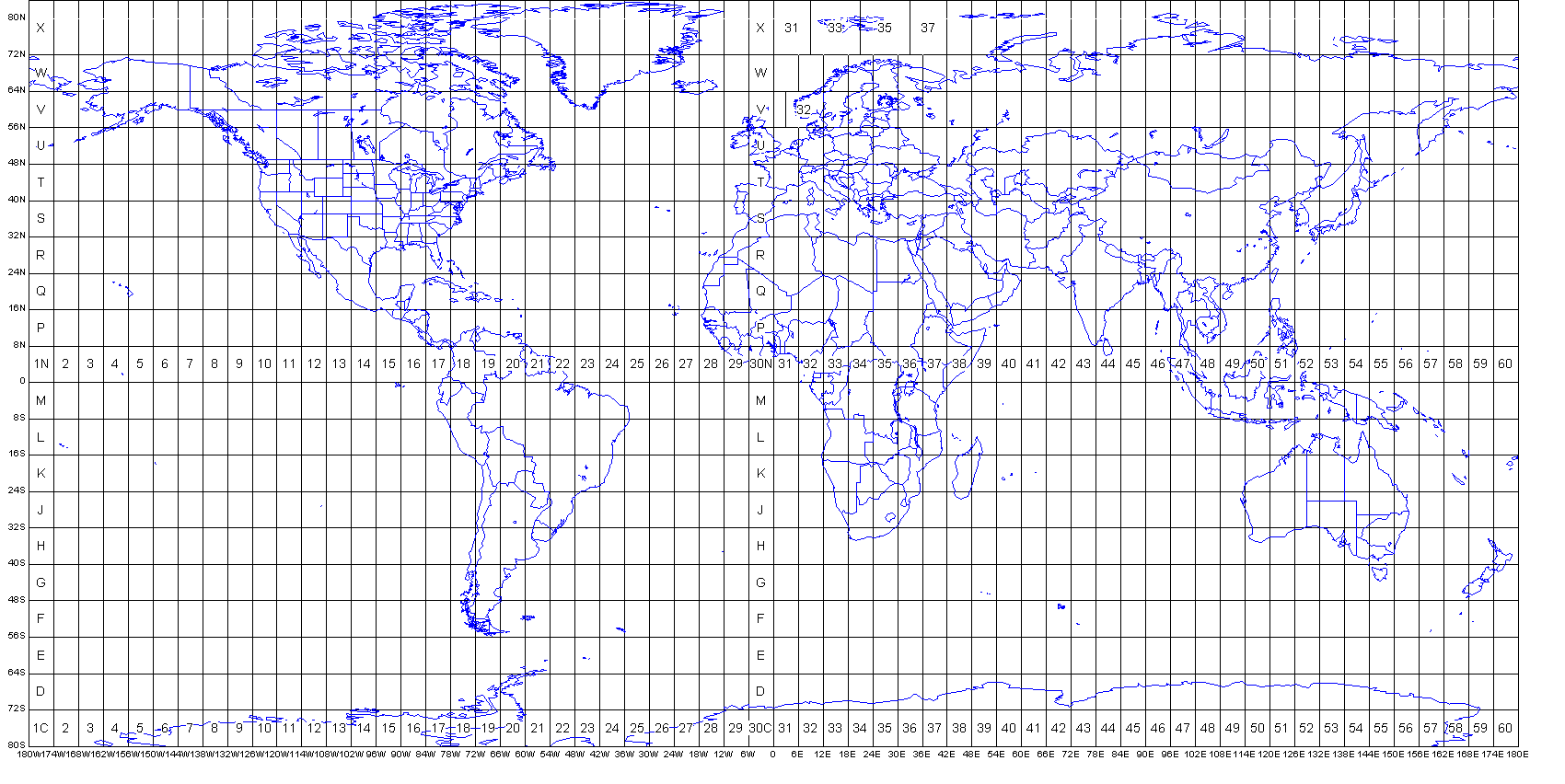 utm投影图片