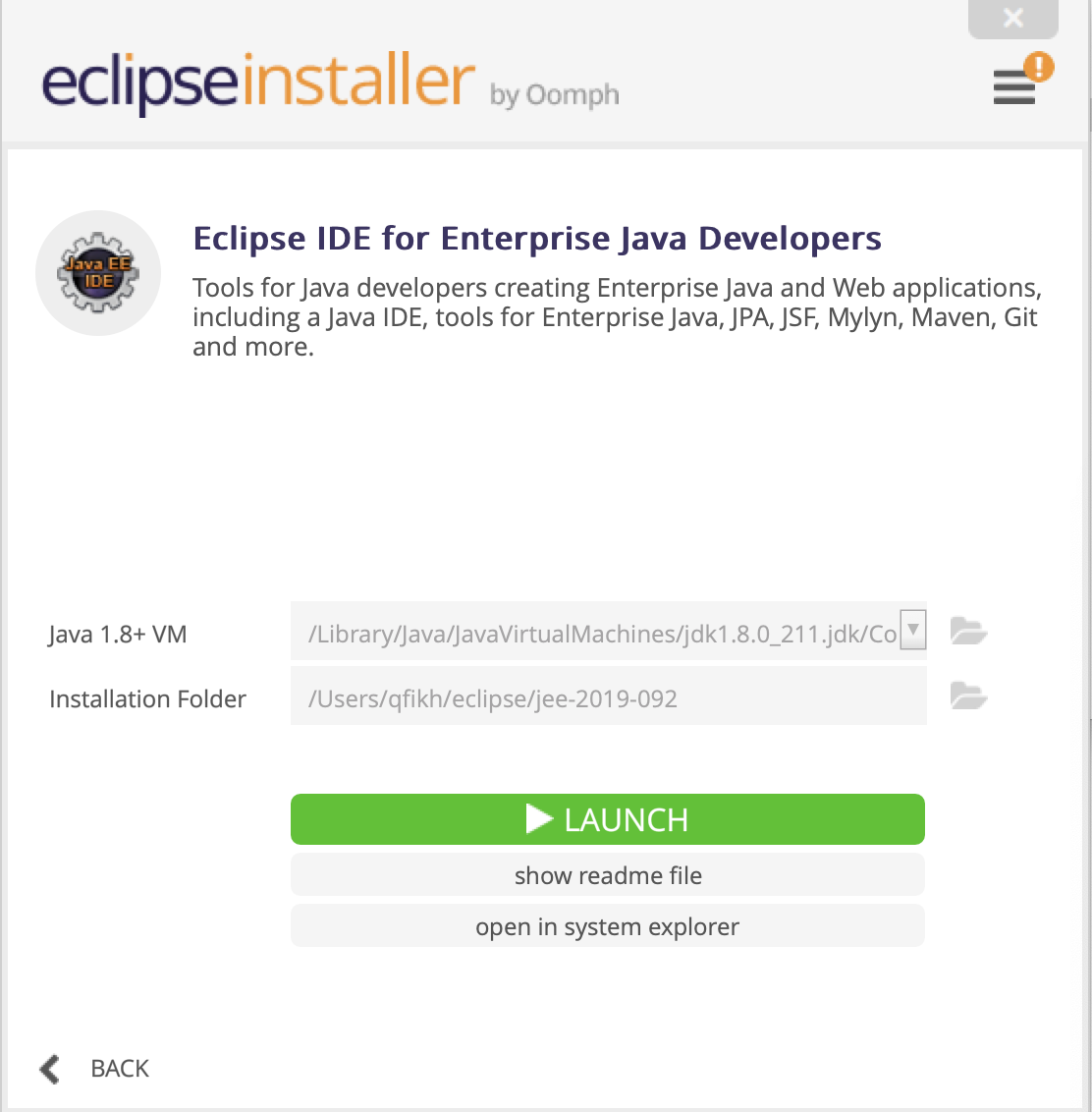 Mac 通过Eclipse Installer(Oomph)安装Eclipse_人鱼线的博客CSDN博客_eclipseinstaller