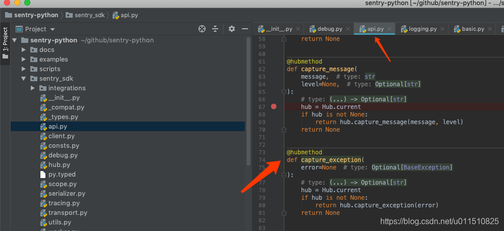 sentry中python sdk 捕捉异常原理_怎么抓取 sentry sdk 的请求-CSDN博客