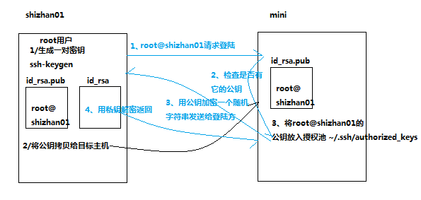 linux服务配置ssh免密