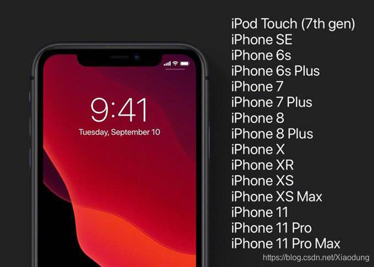 ios13.4.5正式版推送 watermark,type_ZmFuZ3poZW5naGVpdGk,shadow_10,text_aHR0cHM6Ly9ibG9nLmNzZG4ubmV0L1hpYW9kdW5n,size_16,color_FFFFFF,t_70