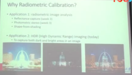 【课程笔记】谭平计算机视觉（Computer Vision）[4]：辐射校准高动态范围图像 - Radiometric Calibration  HDR