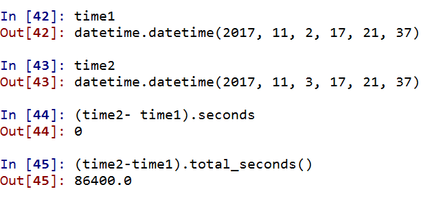 python两个时间戳直接相减出现错误结果