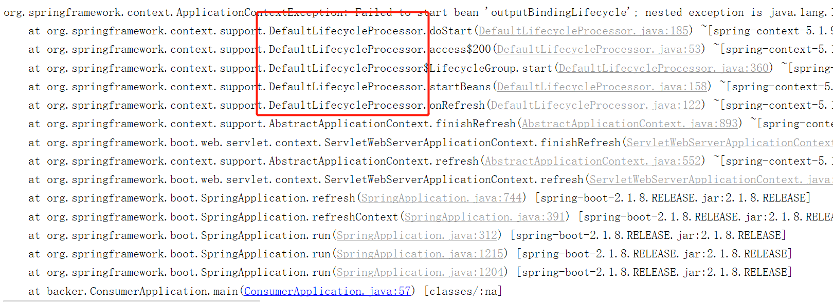 A default binder has been requested, but there is no binder available