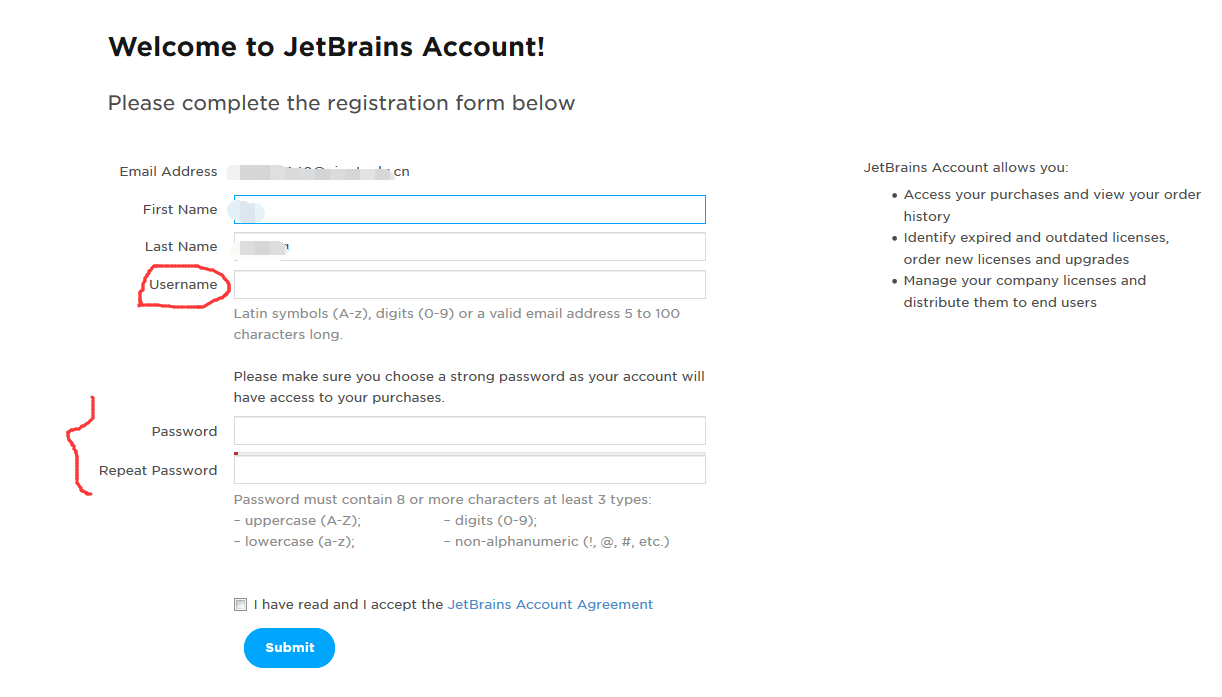 jetbrains student account login