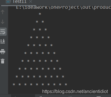 Output pyramid graphics (numbers 1~9) - Programmer Sought