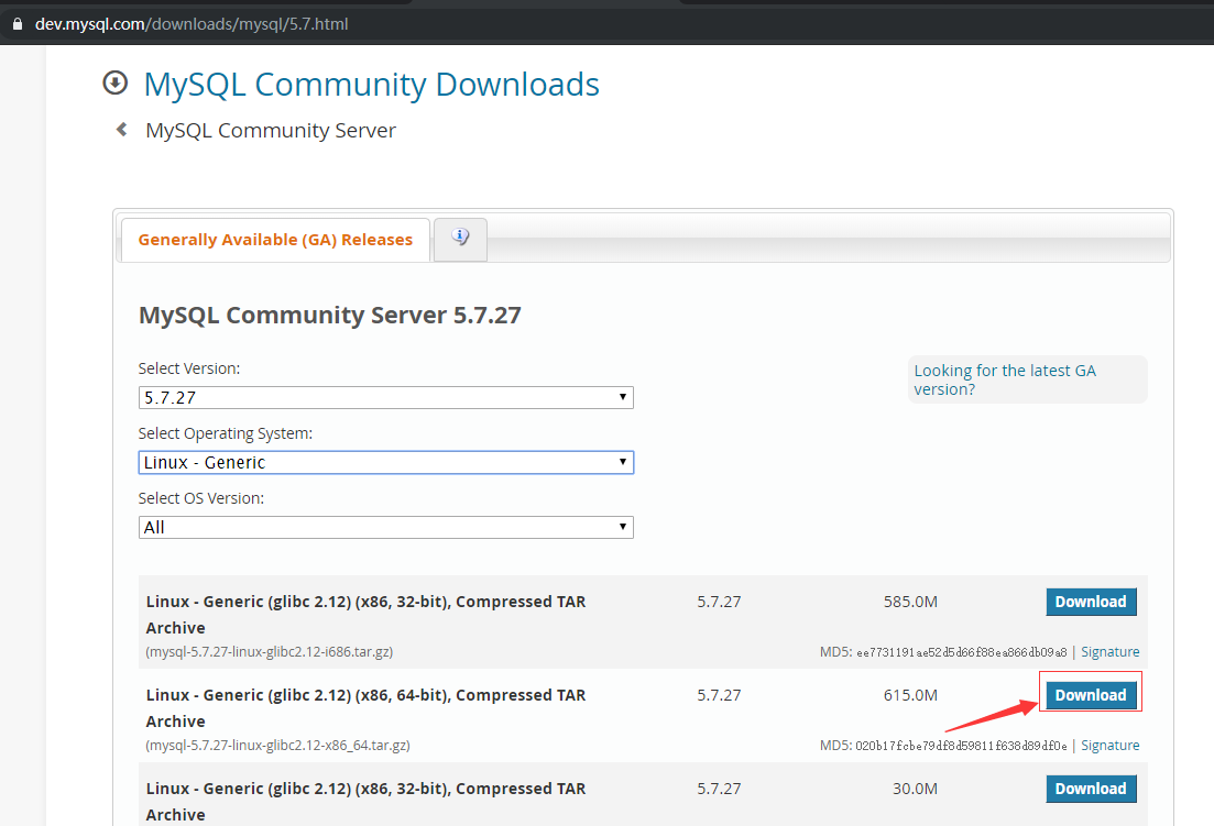 Centos7安装mysql5.7.24版本_centos安装mysql5-CSDN博客