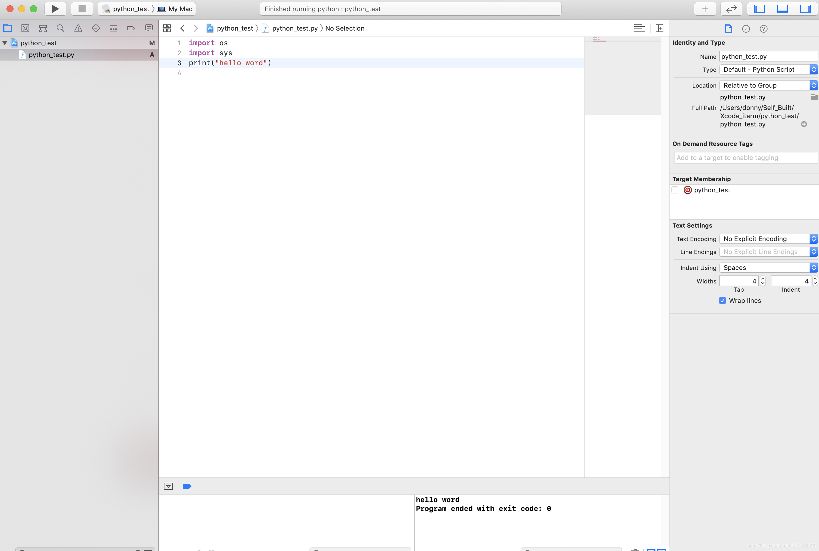 Xcode写Python_xcode可以写python吗-CSDN博客