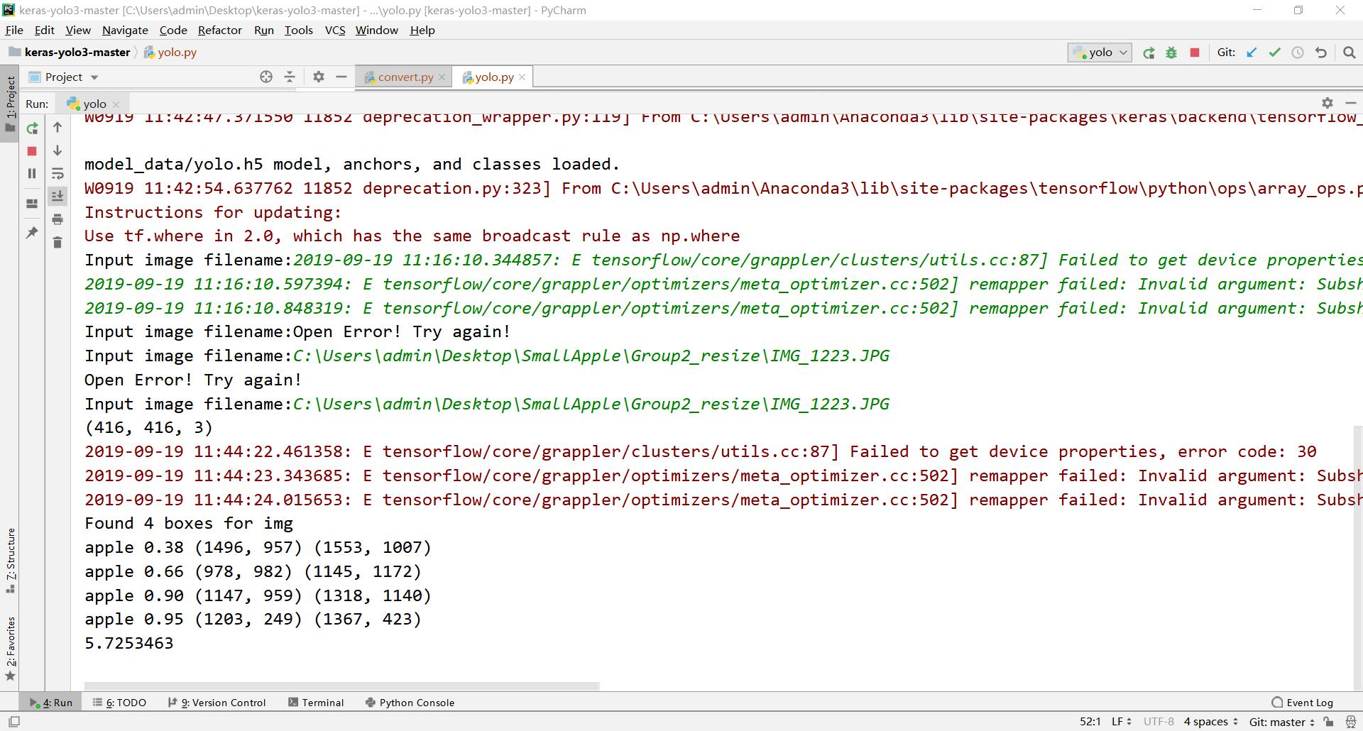 E tensorflow/core/grappler/clusters/utils.cc87] Failed to get device